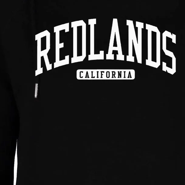 Redlands California Ca College University Style Womens Funnel Neck Pullover Hood