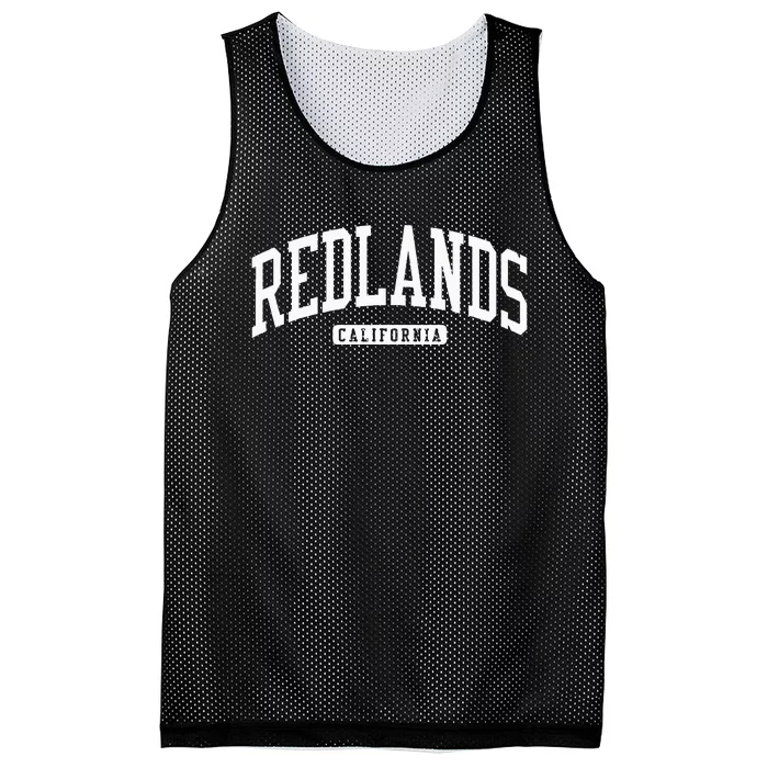 Redlands California Ca College University Style Mesh Reversible Basketball Jersey Tank