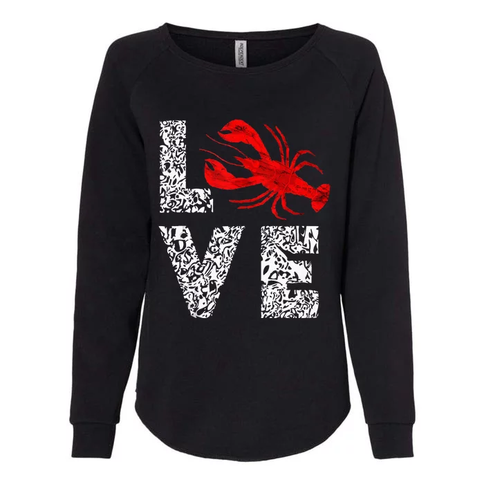 River Cajun Crawfish Crayfish Seafood Crab Boils Ditch Bugs Womens California Wash Sweatshirt