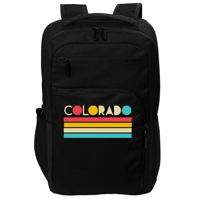 Retro Colors Colorado Impact Tech Backpack