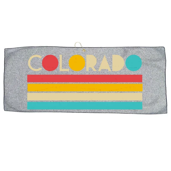 Retro Colors Colorado Large Microfiber Waffle Golf Towel