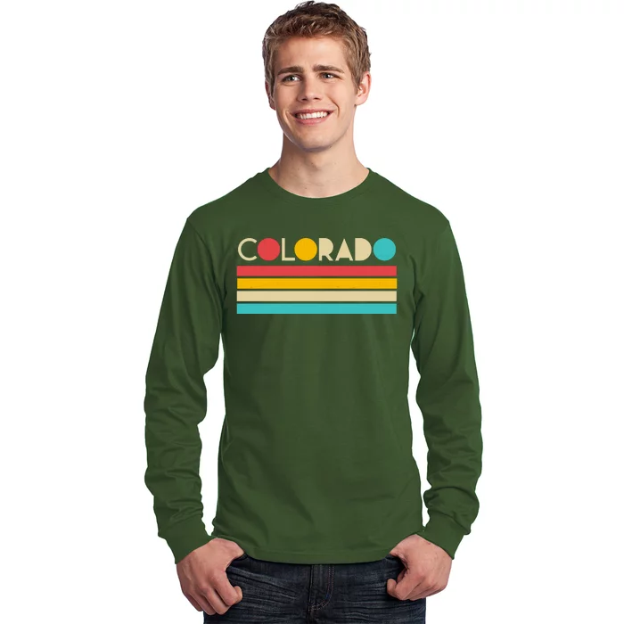 Retro Colors Colorado Long Sleeve Shirt