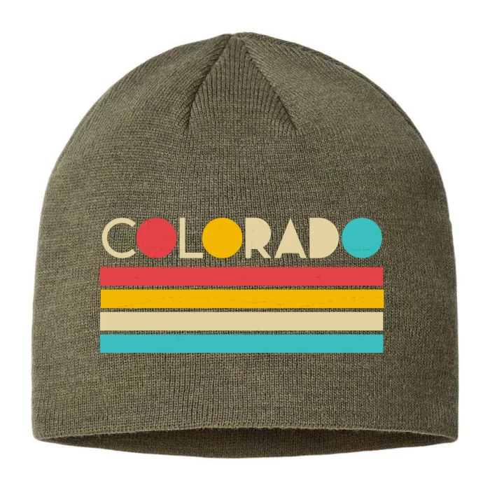 Retro Colors Colorado 8 1/2in Sustainable Knit Beanie