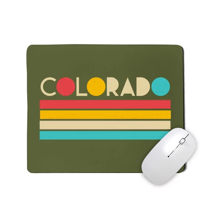 Retro Colors Colorado Mousepad