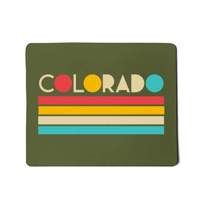 Retro Colors Colorado Mousepad