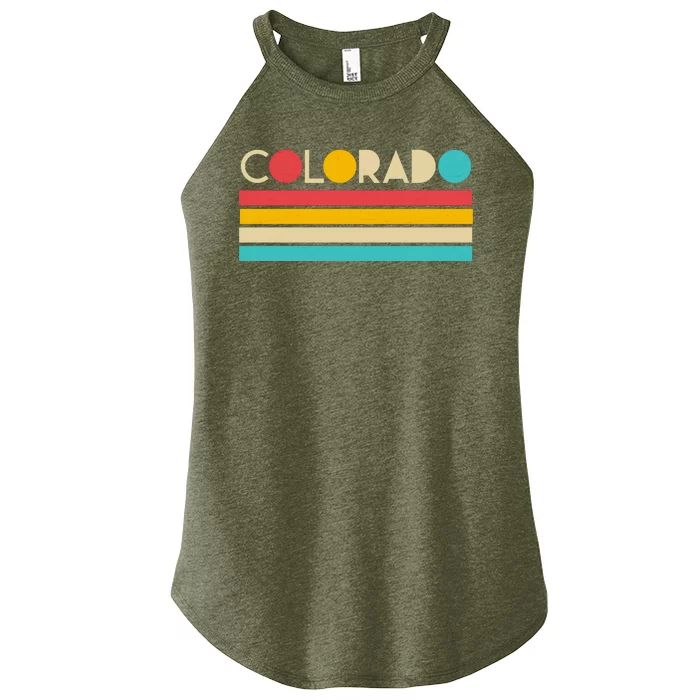 Retro Colors Colorado Women’s Perfect Tri Rocker Tank