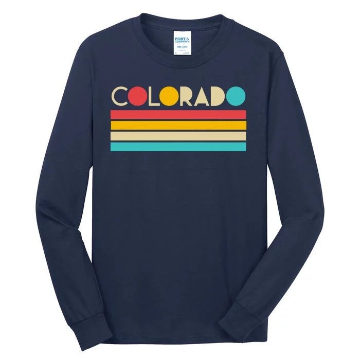 Retro Colors Colorado Tall Long Sleeve T-Shirt