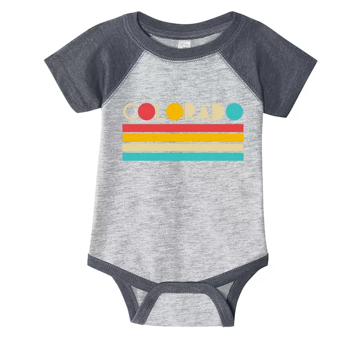 Retro Colors Colorado Infant Baby Jersey Bodysuit