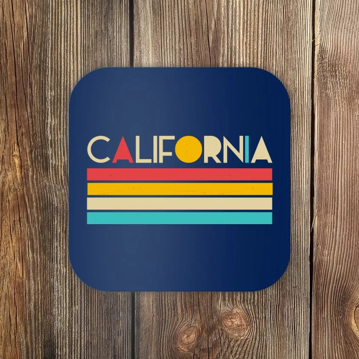 Retro Colors California Coaster