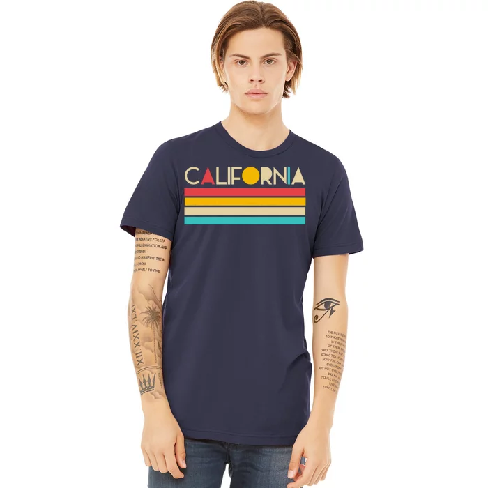 Retro Colors California Premium T-Shirt