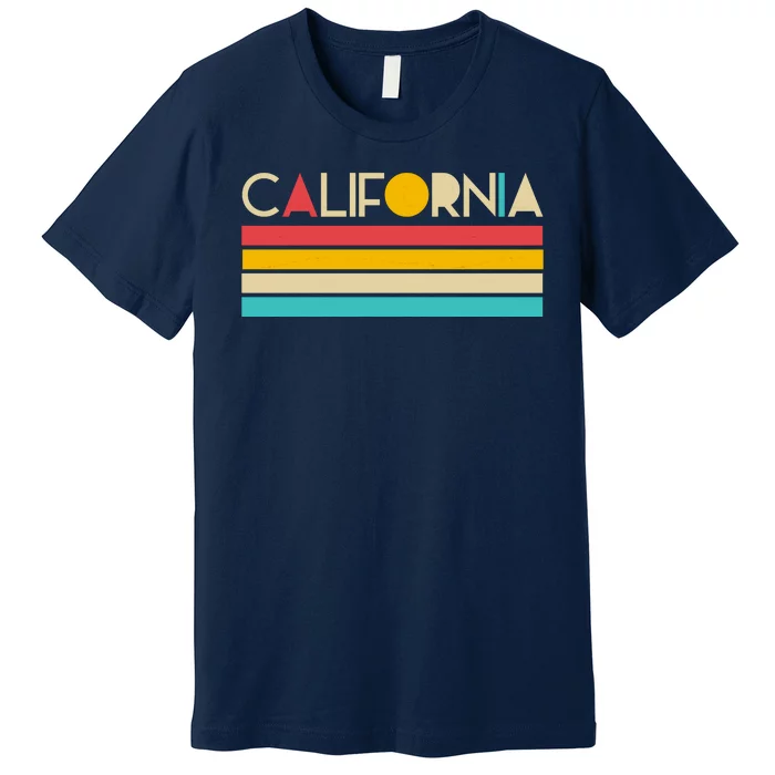 Retro Colors California Premium T-Shirt