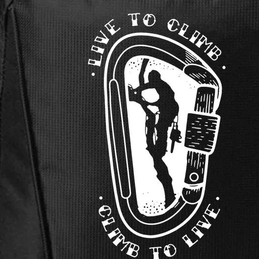 Rock Climbing Climber City Backpack