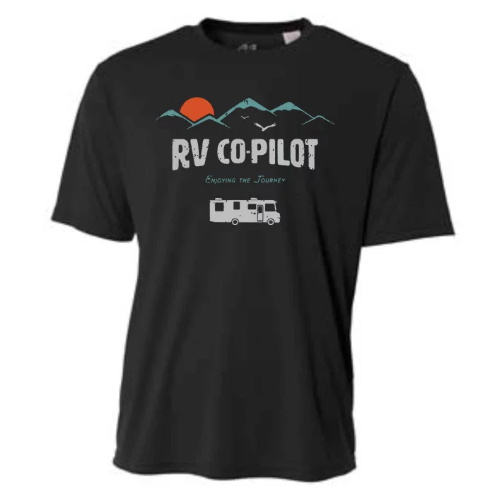 RV CoPilot Camping Shirts Motorhome Travel Vacation Gift Cooling Performance Crew T-Shirt