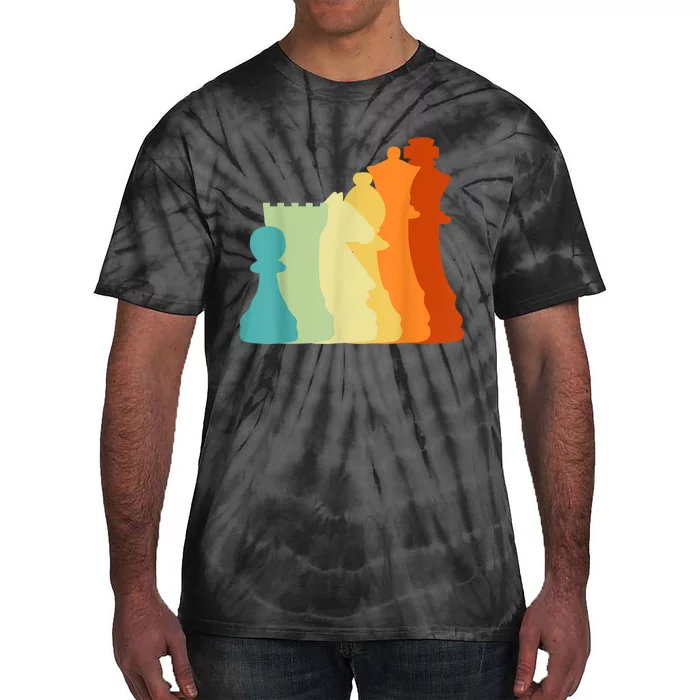 Retro Chess , Chess Player, Chess Tie-Dye T-Shirt