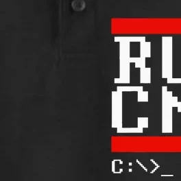 Run Cmd Computer Command Software Coder Programmer Dry Zone Grid Performance Polo