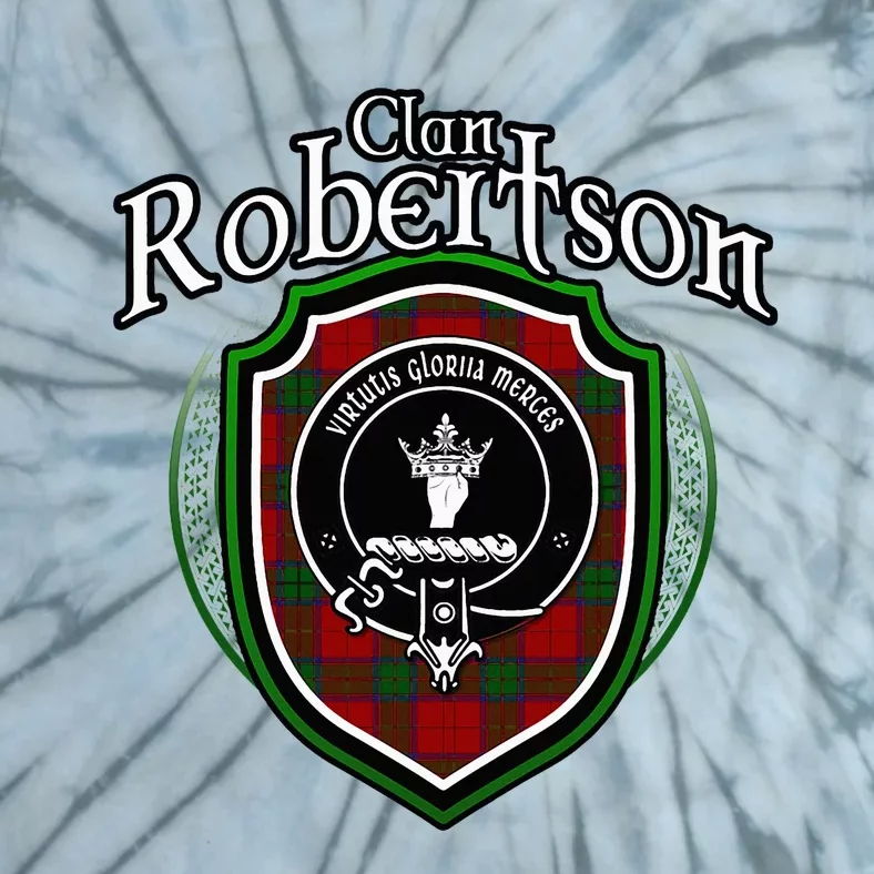 Robertson Clan Crest Scottish Clan Robertson Family Badge Tie-Dye T-Shirt