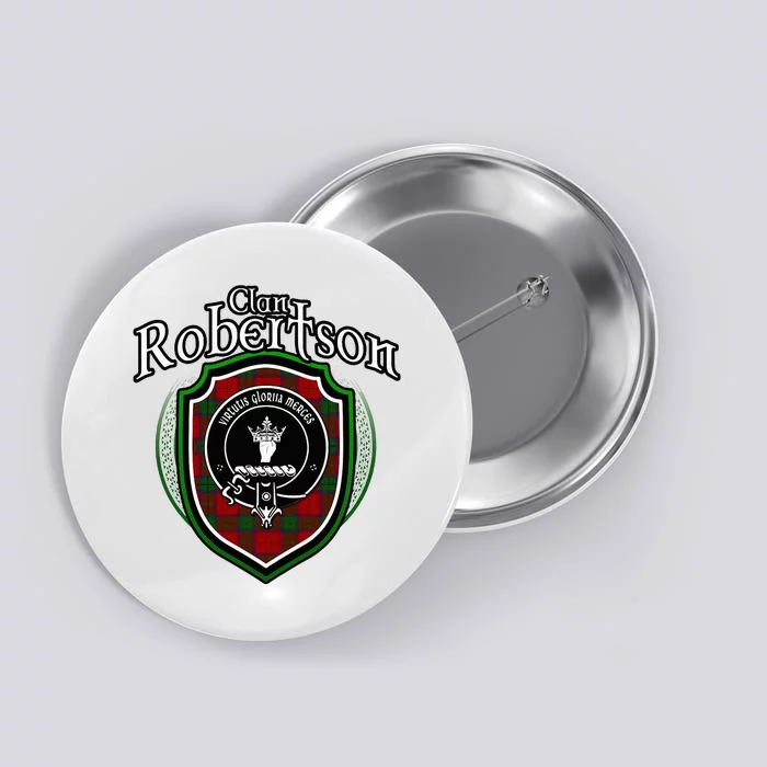 Robertson Clan Crest Scottish Clan Robertson Family Badge Button