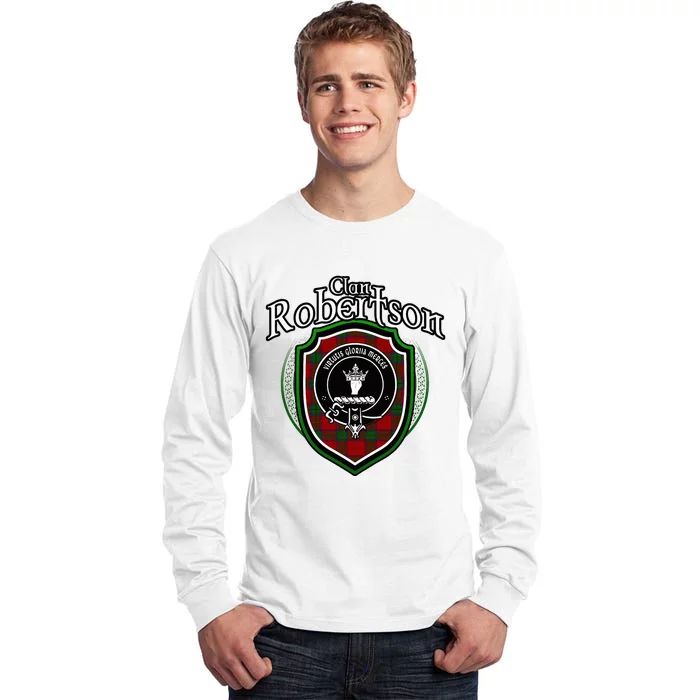 Robertson Clan Crest Scottish Clan Robertson Family Badge Tall Long Sleeve T-Shirt