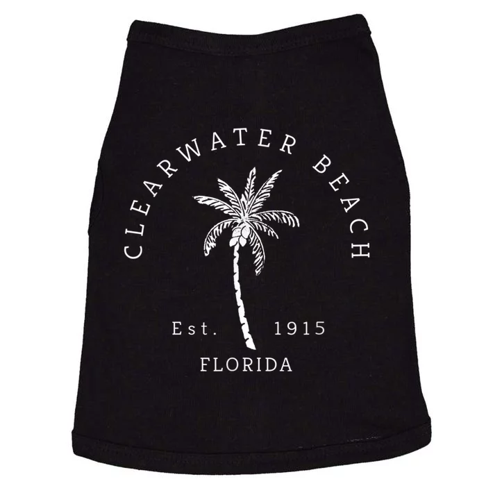 Retro Cool Clearwater Beach Mens Womens Florida Doggie Tank