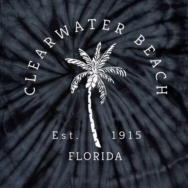 Retro Cool Clearwater Beach Mens Womens Florida Tie-Dye T-Shirt