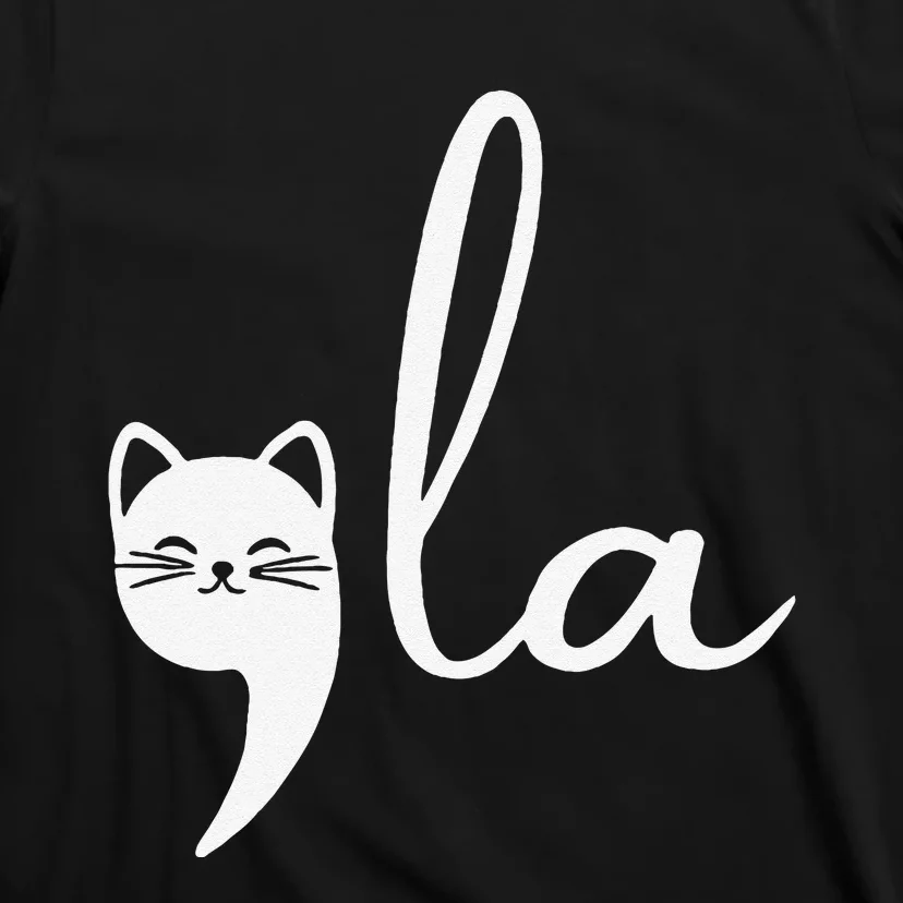 Retro Cat Comma La Kamala Harris For President 2024 Election T-Shirt