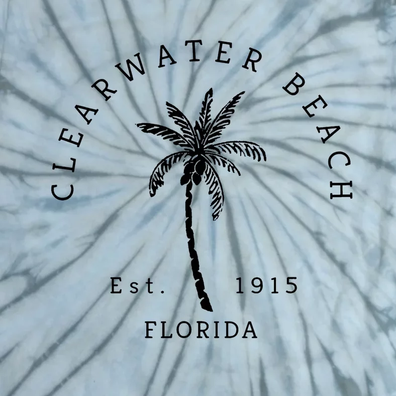 Retro Cool Clearwater Beach Original Florida Beaches Tie-Dye T-Shirt