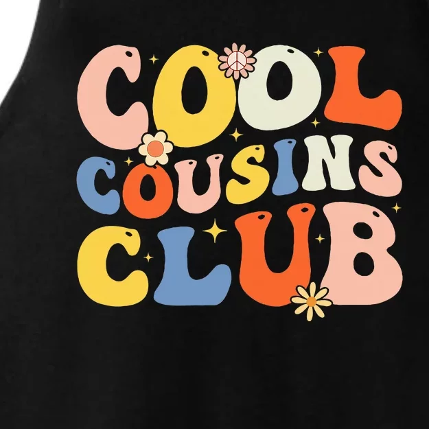 Retro Cool Cousin Club Cousin Squad Crew Matching Family Ladies Tri-Blend Wicking Tank