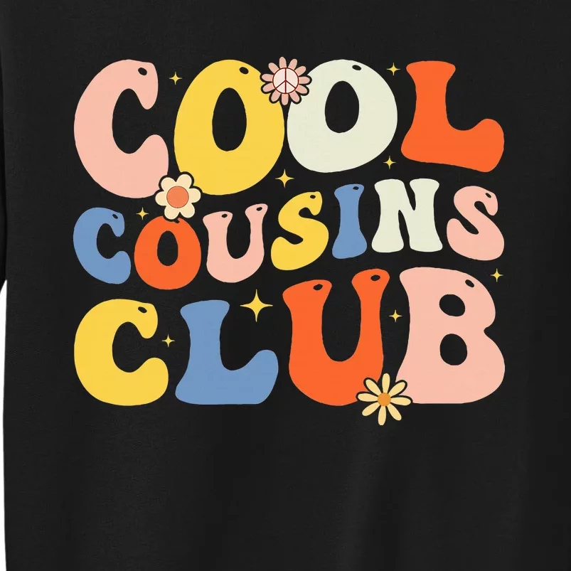 Retro Cool Cousin Club Cousin Squad Crew Matching Family Sweatshirt