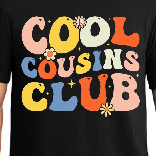 Retro Cool Cousin Club Cousin Squad Crew Matching Family Pajama Set