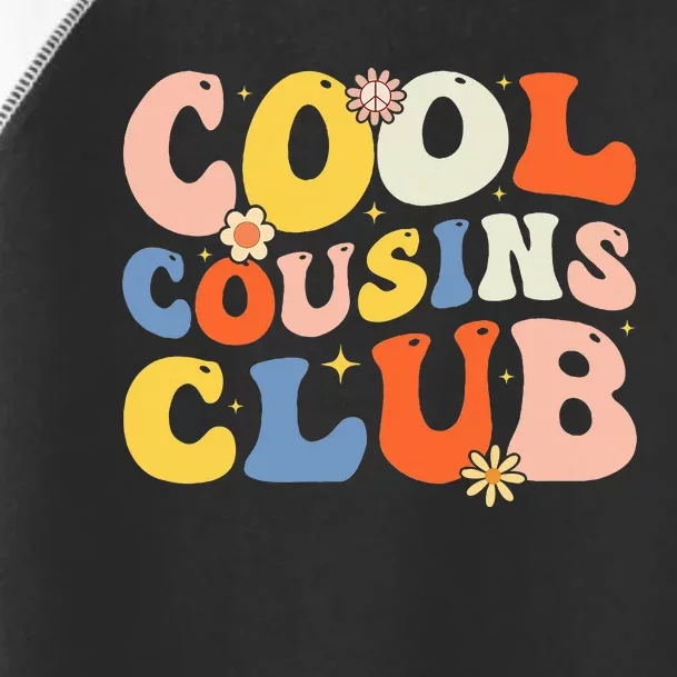 Retro Cool Cousin Club Cousin Squad Crew Matching Family Toddler Fine Jersey T-Shirt