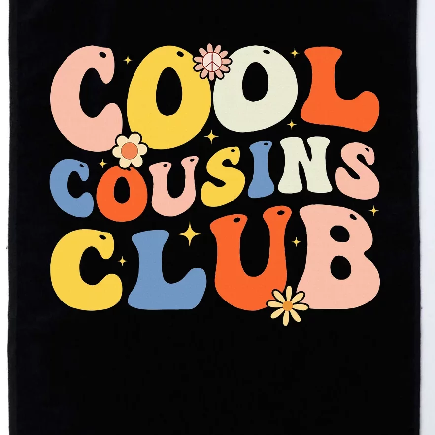 Retro Cool Cousin Club Cousin Squad Crew Matching Family Platinum Collection Golf Towel