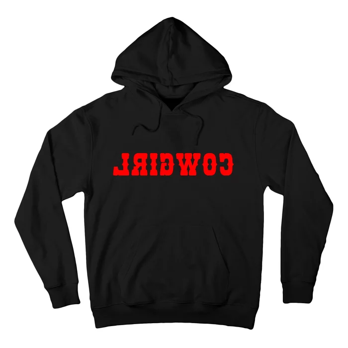 Reverse Cowgirl Classic Red Logo Hoodie