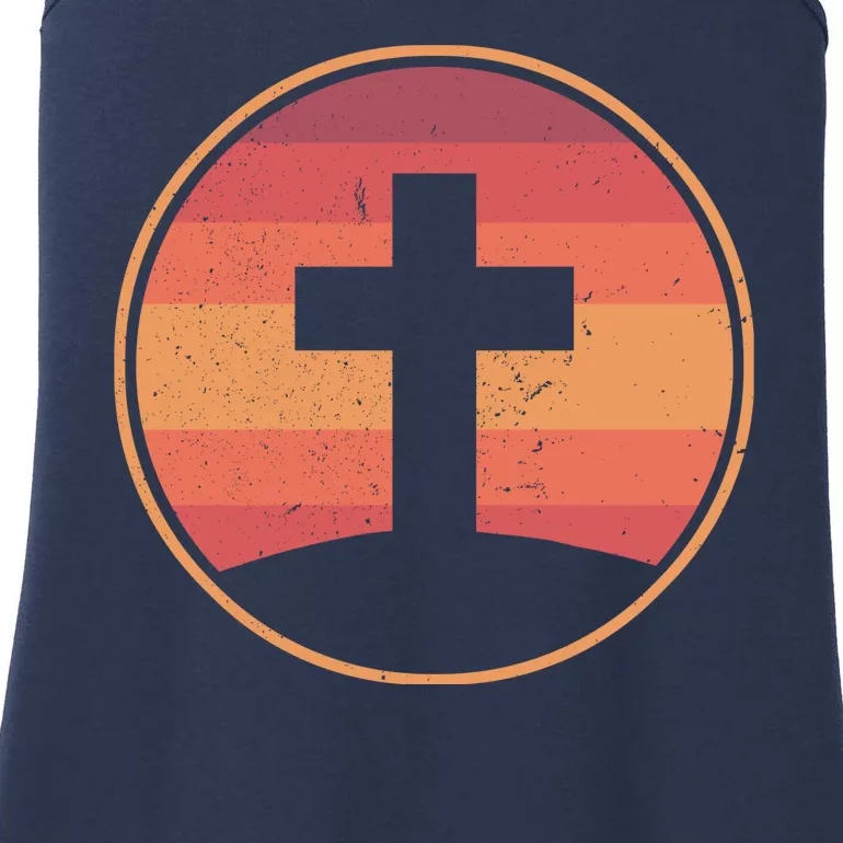 Retro Christian Cross Ladies Essential Tank