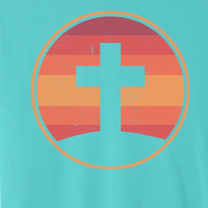 Retro Christian Cross ChromaSoft Performance T-Shirt