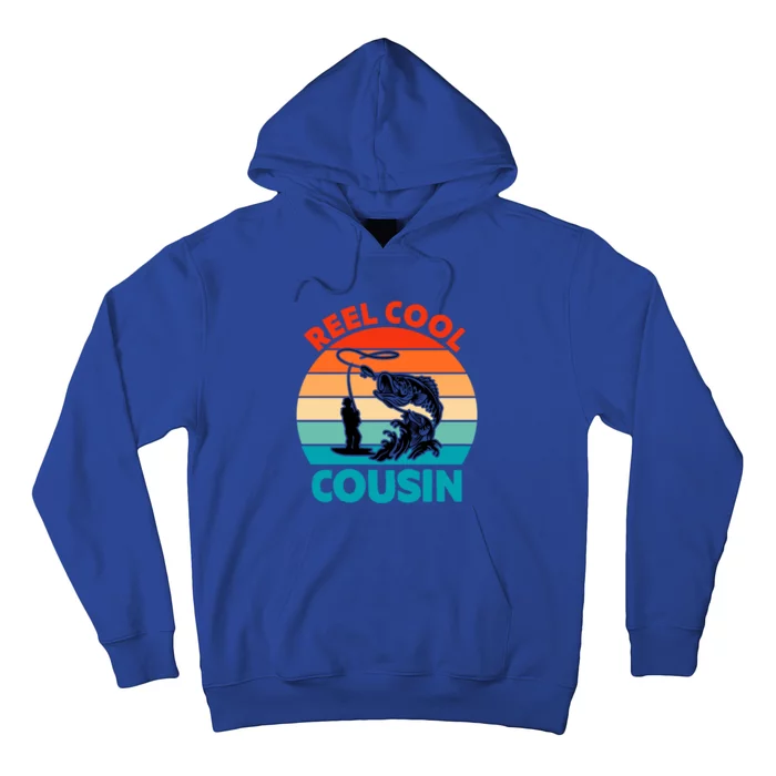 Reel Cool Cousin Fisher Fisher Fathers Day Gift Cute Gift Hoodie