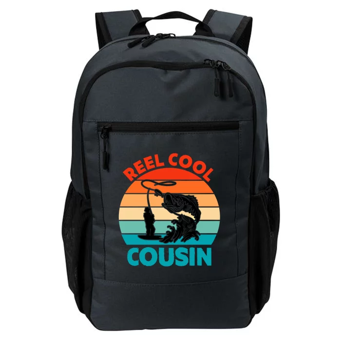 Reel Cool Cousin Fisher Fisher Fathers Day Gift Cute Gift Daily Commute Backpack