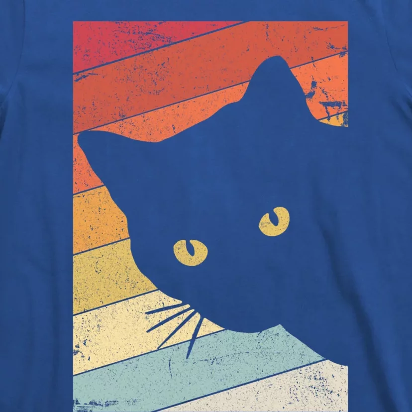 Retro Cat Cool Gift For Kitten Lovers T-Shirt