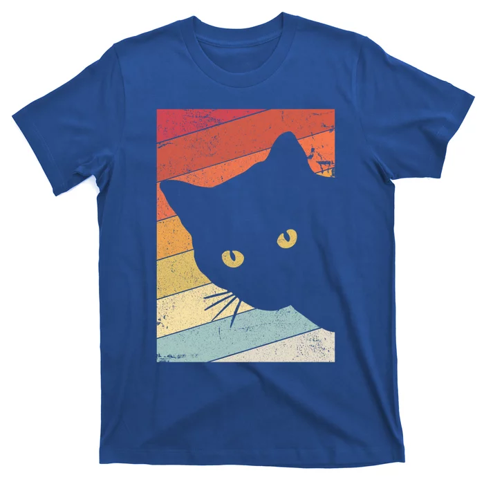 Retro Cat Cool Gift For Kitten Lovers T-Shirt