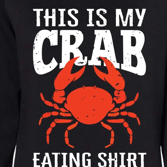 Red Crab, Crab, Crab Lover Womens California Wash Sweatshirt