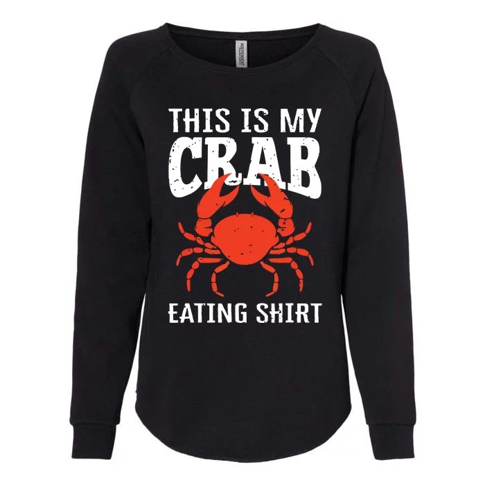 Red Crab, Crab, Crab Lover Womens California Wash Sweatshirt