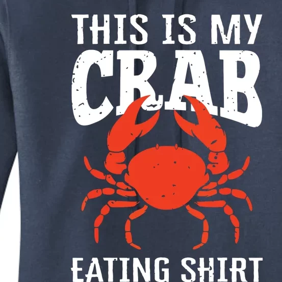 Red Crab, Crab, Crab Lover Women's Pullover Hoodie