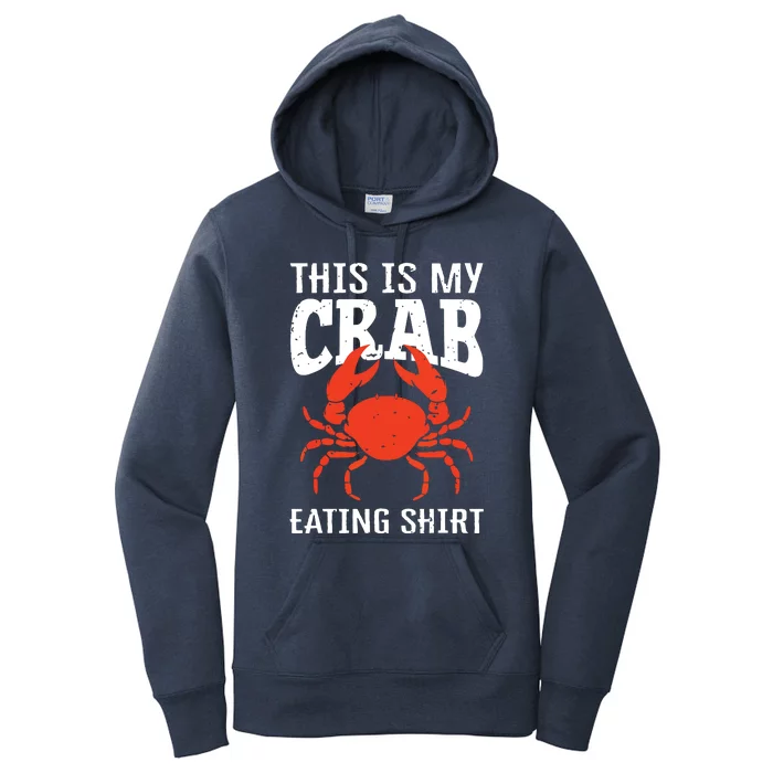 Red Crab, Crab, Crab Lover Women's Pullover Hoodie