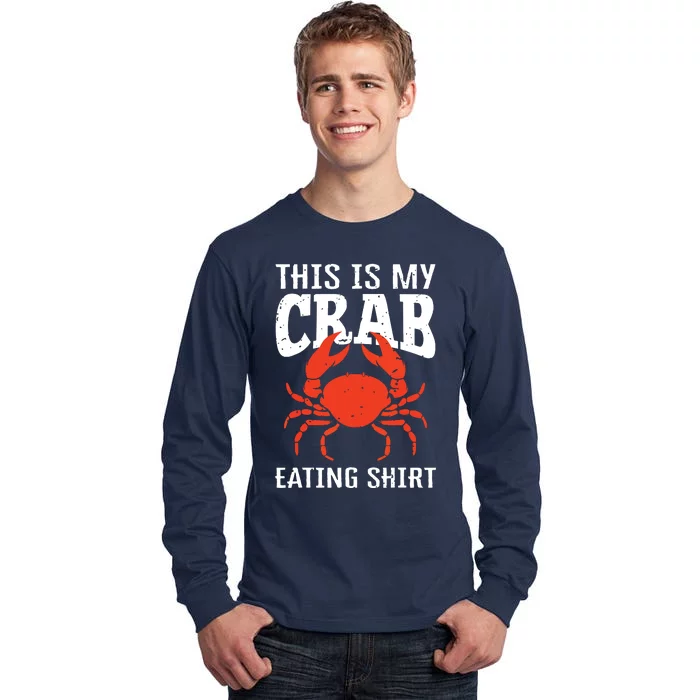 Red Crab, Crab, Crab Lover Tall Long Sleeve T-Shirt