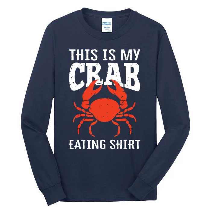 Red Crab, Crab, Crab Lover Tall Long Sleeve T-Shirt