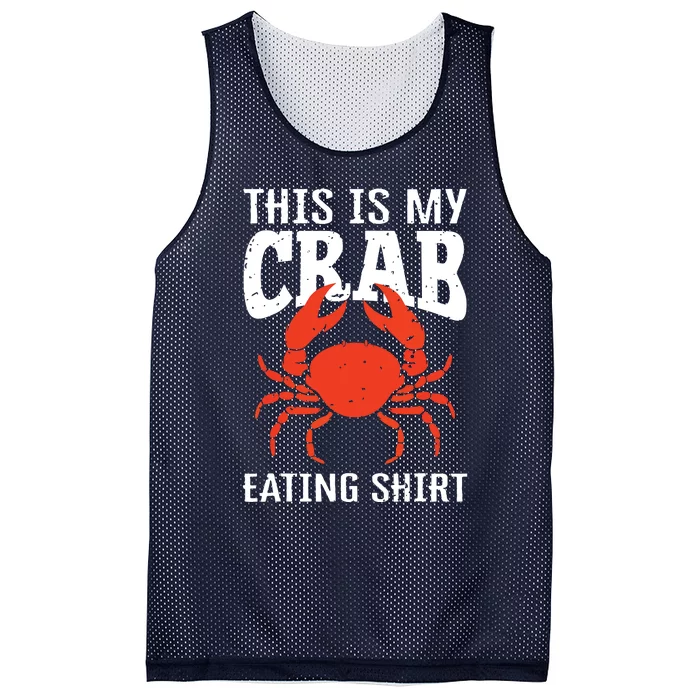 Red Crab, Crab, Crab Lover Mesh Reversible Basketball Jersey Tank