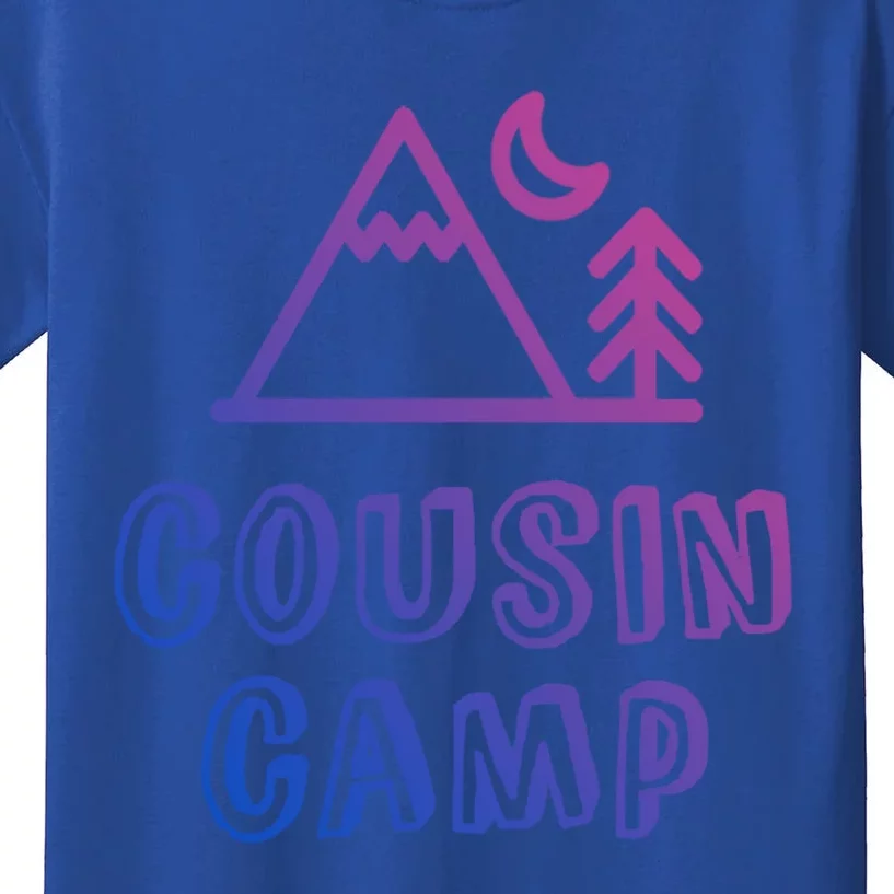 Retro Cousin Camp Grandma Grandpa Sleepaway Outdoor Vacay Meaningful Gift Kids T-Shirt