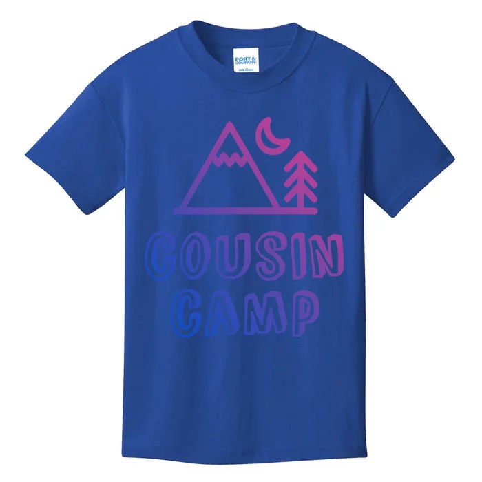 Retro Cousin Camp Grandma Grandpa Sleepaway Outdoor Vacay Meaningful Gift Kids T-Shirt