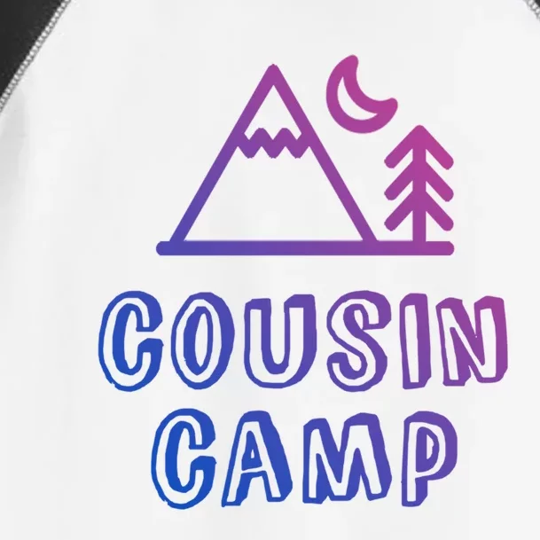 Retro Cousin Camp Grandma Grandpa Sleepaway Outdoor Vacay Meaningful Gift Toddler Fine Jersey T-Shirt