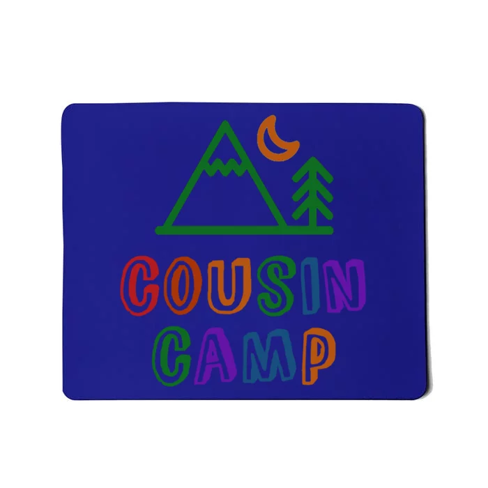 Retro Cousin Camp Grandma Grandpa Sleepaway Outdoor Vacay Funny Gift Mousepad