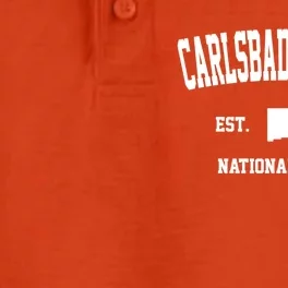 Retro Carlsbad Caverns National Park New Mexico Est 1930 Gift Dry Zone Grid Performance Polo